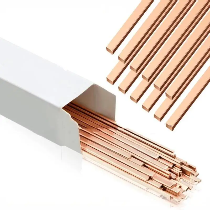 Phosphor Copper Welding Rods Corrosion Resistant Self Fluxing Welder Wires for HVAC System Copper Pipe Welding Works