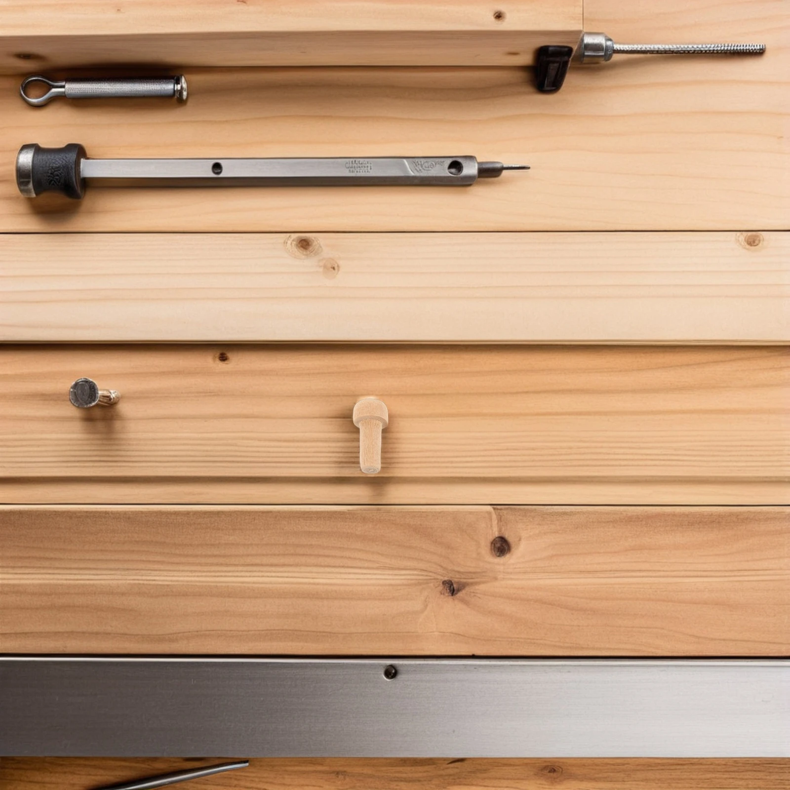 50pcs Solid Parts: Unpainted Mushroom Head Long Rod Axle Pegs For Diy Craft Wood Craft Projects Kids Wooden Natural