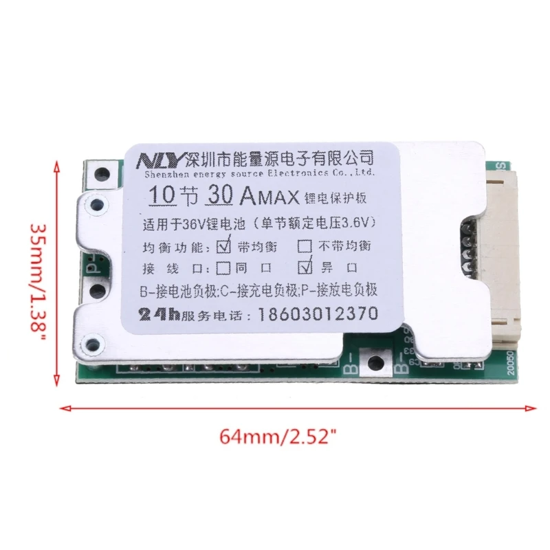 Imagem -06 - para Placa Proteção Módulo Placa Carregador Bateria Lítio com Dropshipping
