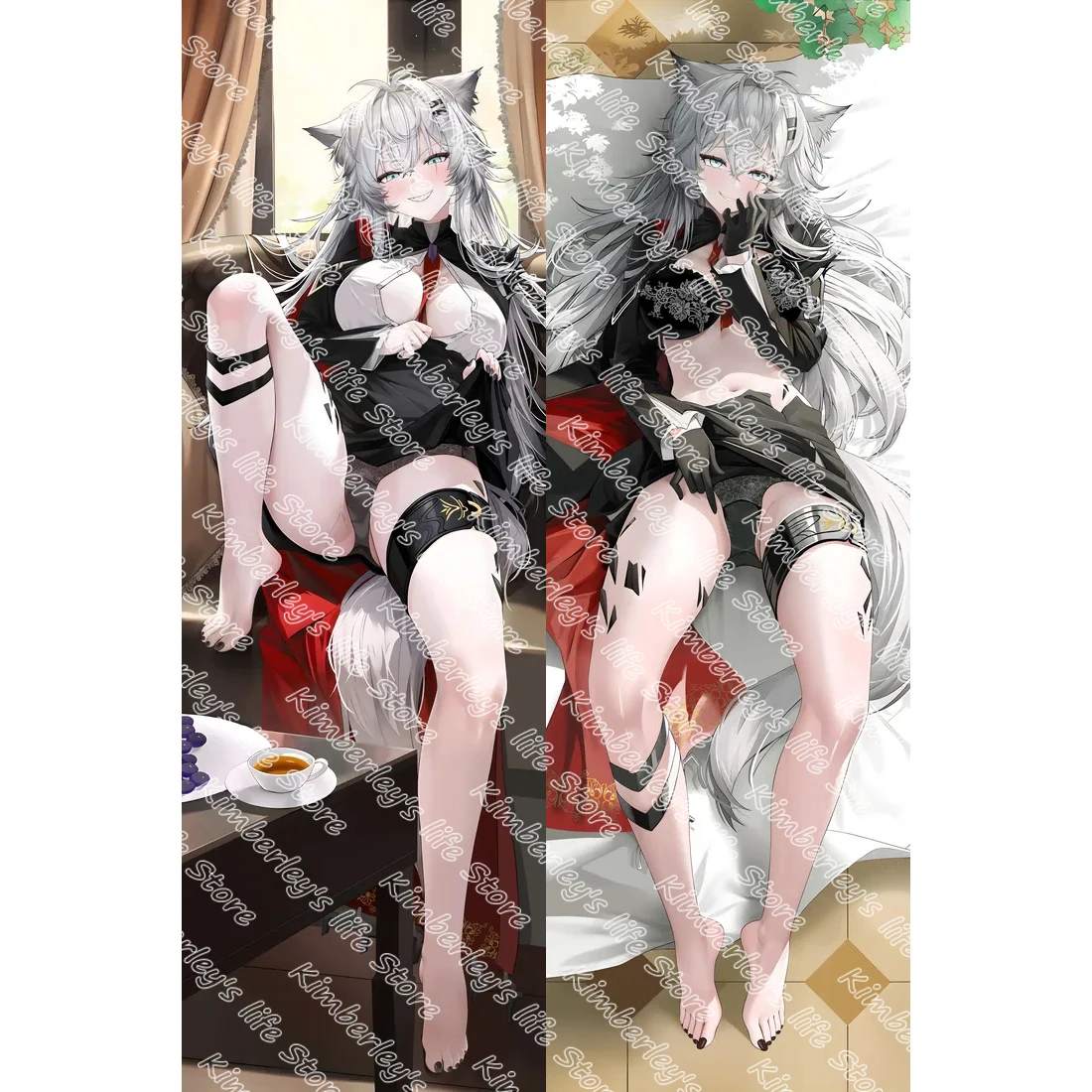 

Anime Arknights Lappland Sexy Dakimakura Hugging Body Pillow Case Otaku Male Pillow Cushion Cover Bedding Gifts