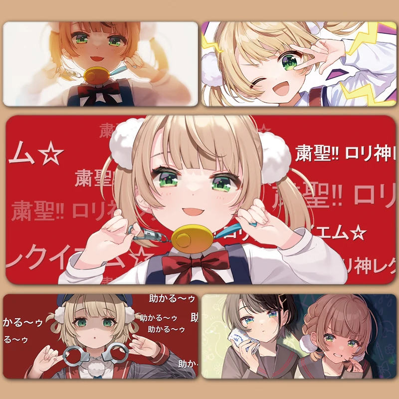 لوحة الماوس ل Shukusei لولي كامي Erecen جورا هوشو البحرية ، Shigure Ui Kizuna AI Usada Pekora ميناتو أكوا Gawr ، XXL