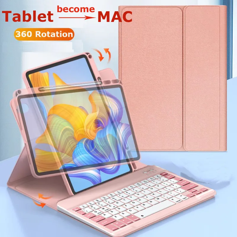 

Чехол с клавиатурой для Xiaomi Redmi Pad 2 11 дюймов 2025 Wi-Fi Pad 2 2025 11 дюймов Негибающаяся акриловая съемная магнитная клавиатура