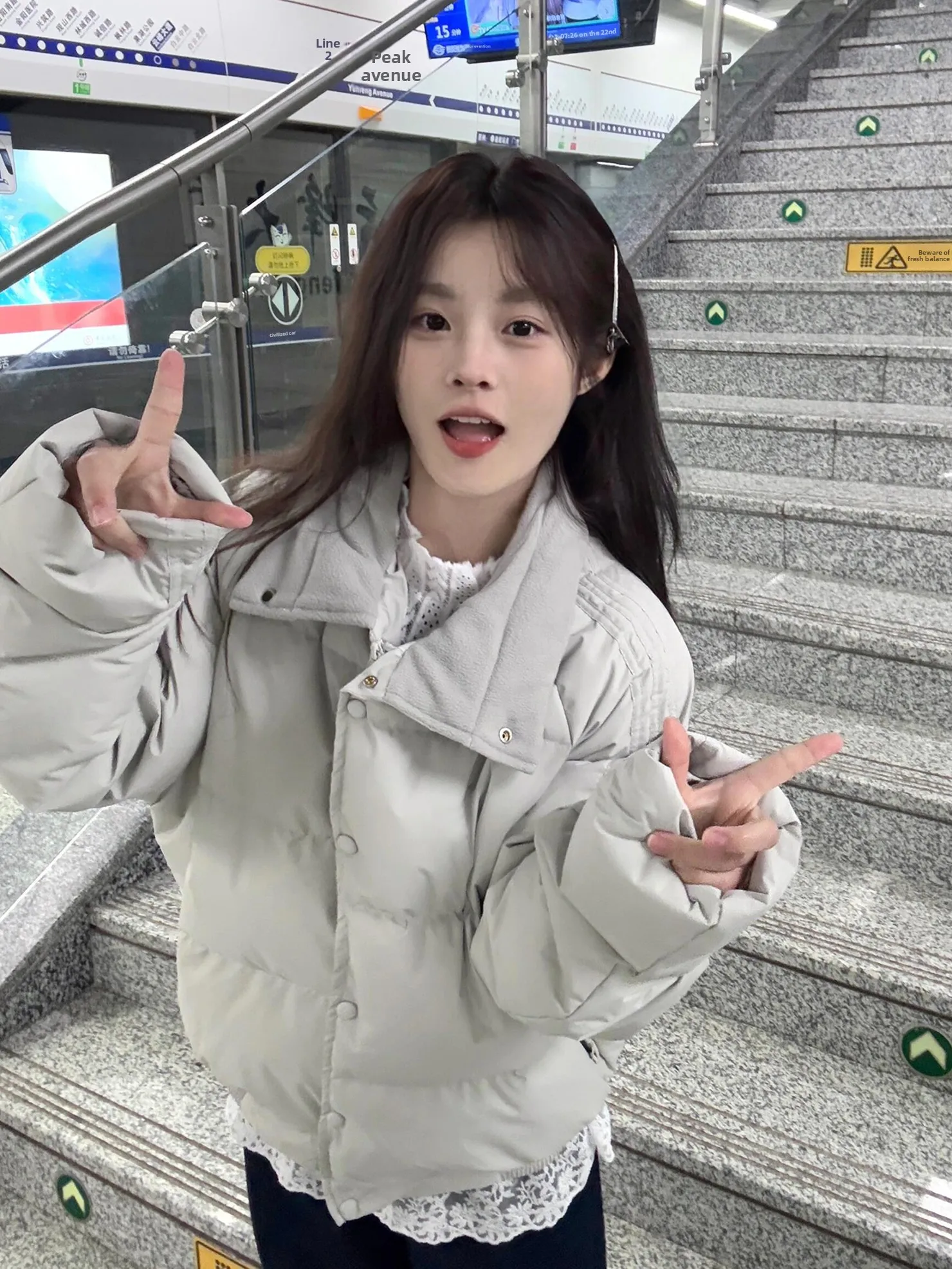 

Women's Cotton Jaet Spring Vintage Design Thiened Fce Loose Versatile Bread Clothes Simple Sle Button Long Sve