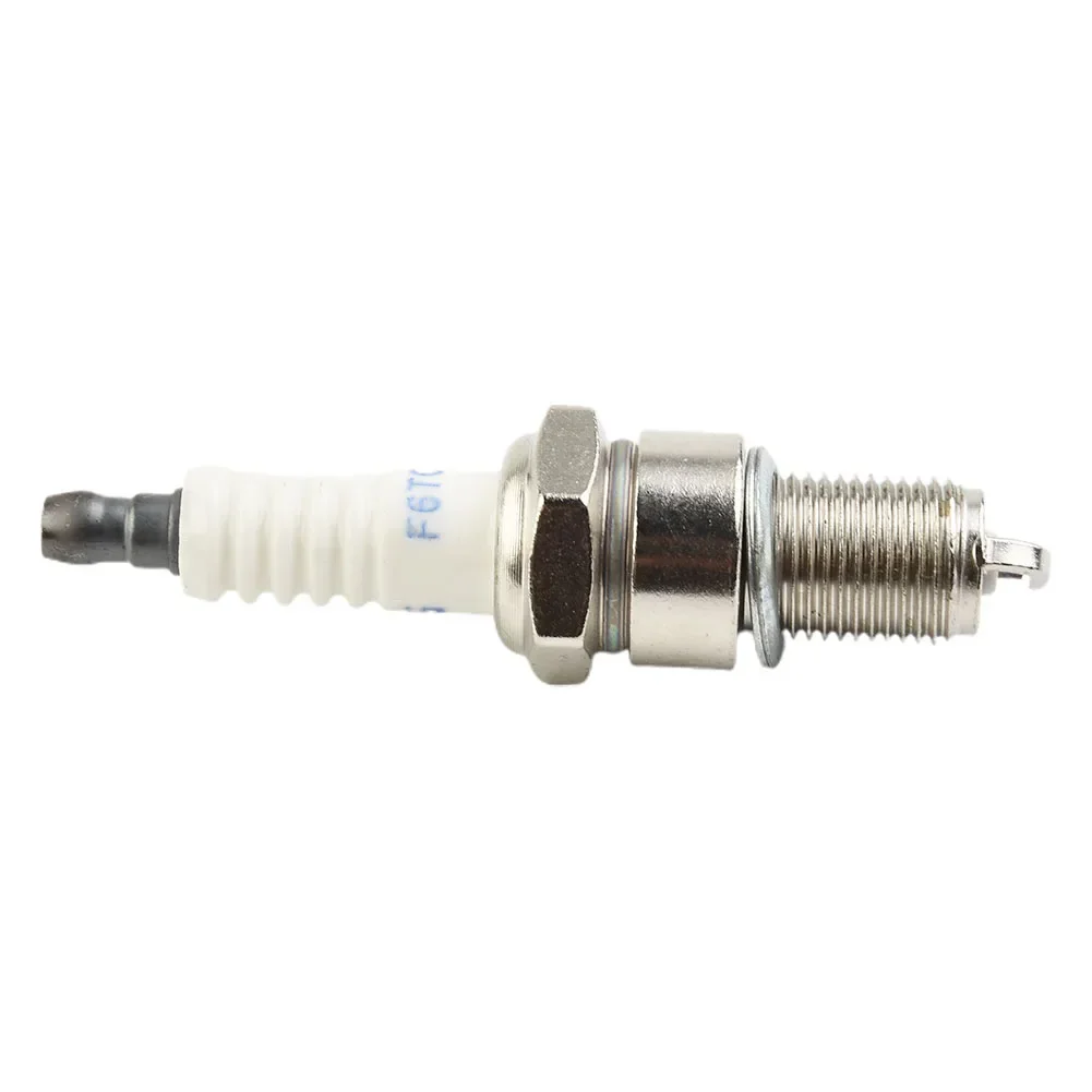 Three-sided Pole Spark Plug For Torch F6TC (BPR6ES) Plug For Electrode Gasoline Chainsaw Brush Cutter Replaceable Accessories