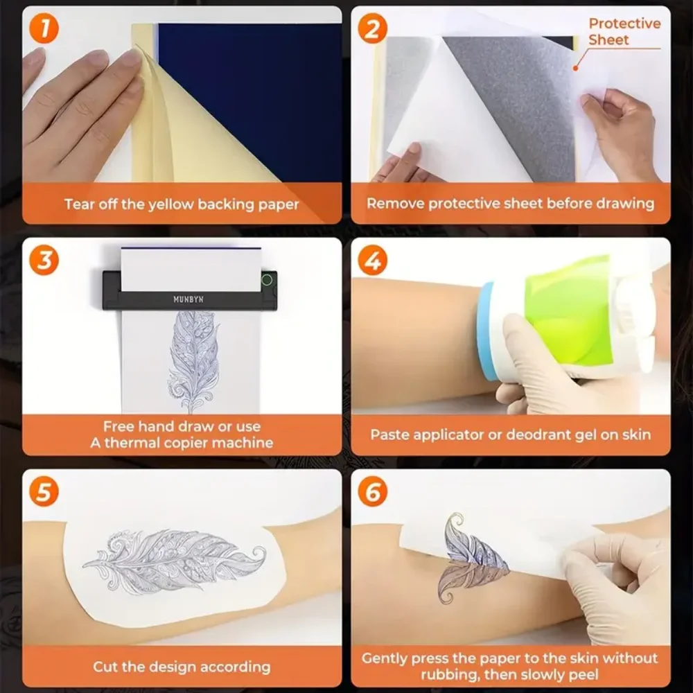 ورق استنسل بحجم A4، استنسل نقل 4 طبقات، لوازم المجموعة، متوافق مع ITP05/M08F/P90/MHT-P8009