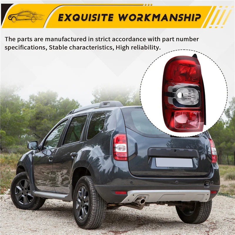 

A58X-Rear Tail Light Brake Light Signal Light Left For Renault Dacia Duster 2013-2017 Car 265553627R