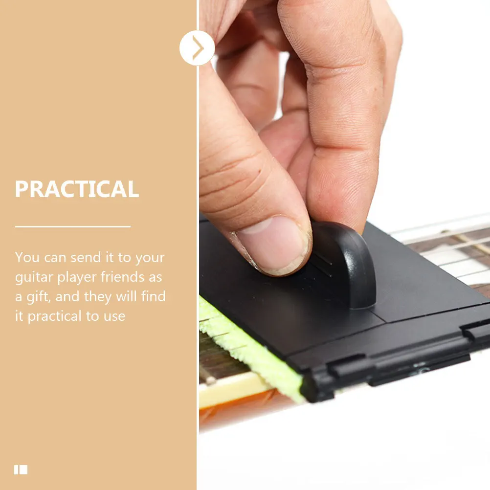 

Guitar String Cleaner Reusable High Quality String Instrument Cleaner for Guitar Bass Ukulele Fretboard Care Tool