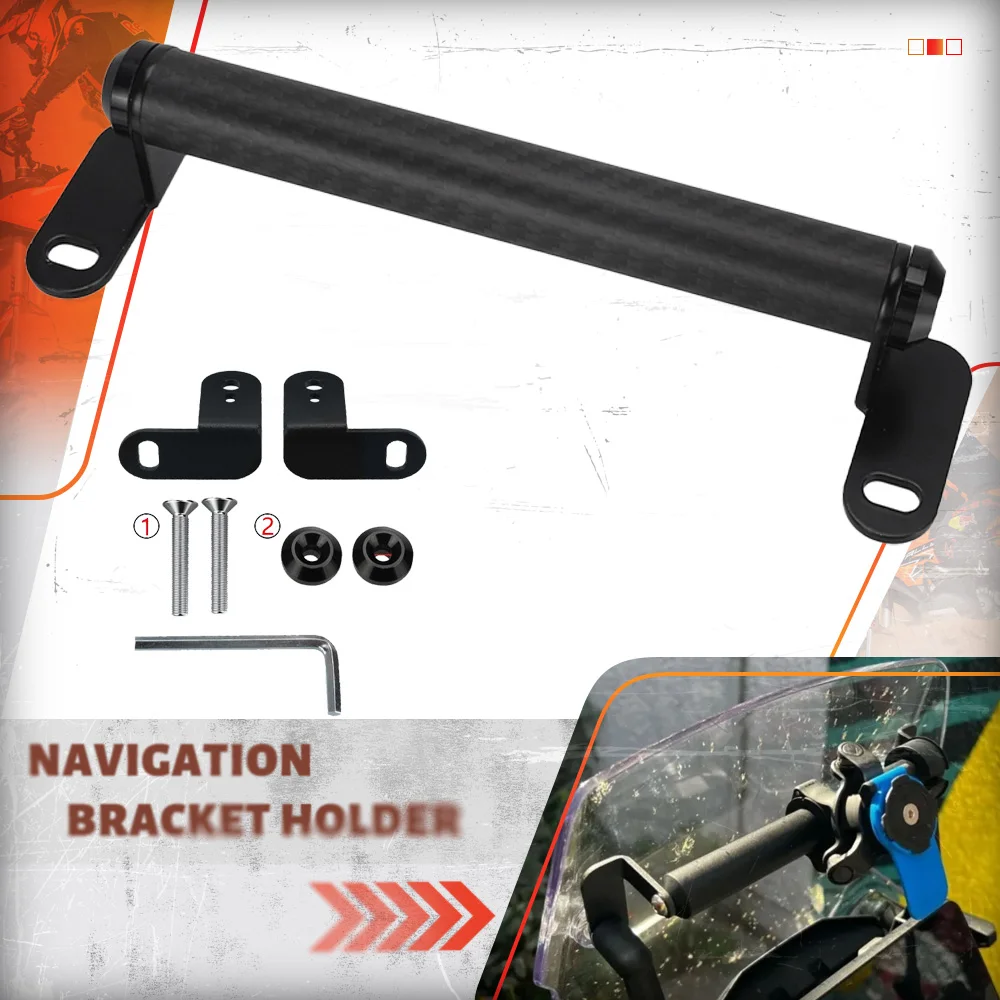 

650MT Motorcycle For CFMOTO CF MOTO CF650MT Carbon Fiber Navigation Bracket Holder GPS Phone Bracket 650 MT mt CF 650MT 650mt