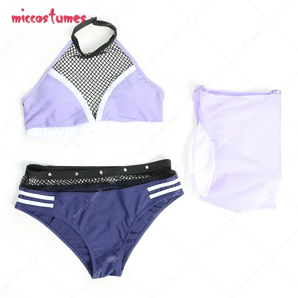 Women Swimsuit Sexy Bikini Set Halter Mesh Top and Shorts Two Piece Bathing Suit and Jacket
