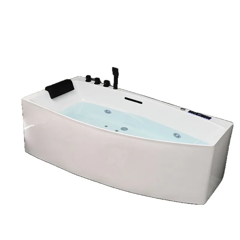 Acrylic bathtub small apartment household adult special-shaped corner massage heating constant temperature surfing single