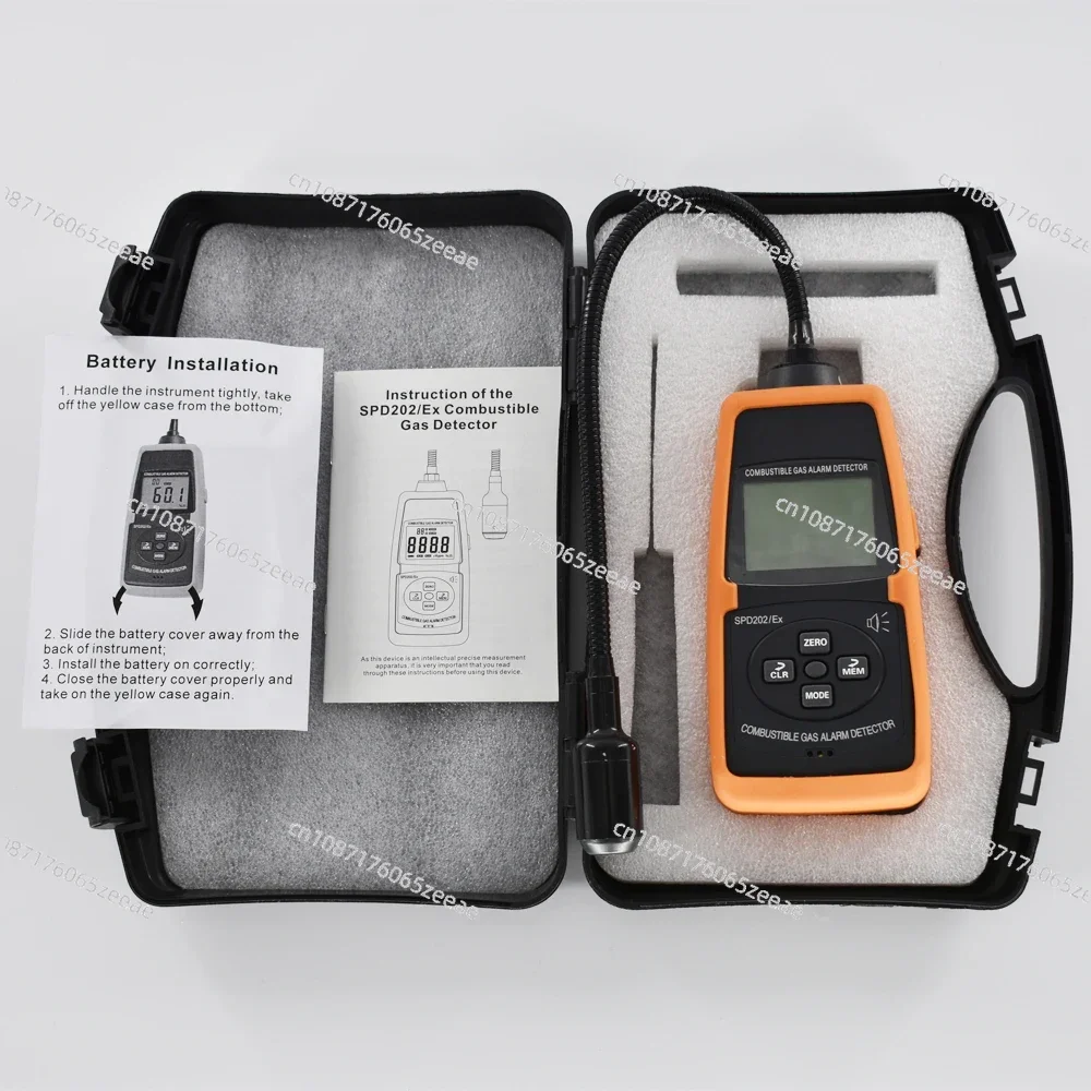 

Combustible Gas Detector SPD202/Ex Flammable gas leakage detection Acousto-optic alarming 0-100%LEL 50-50000ppm