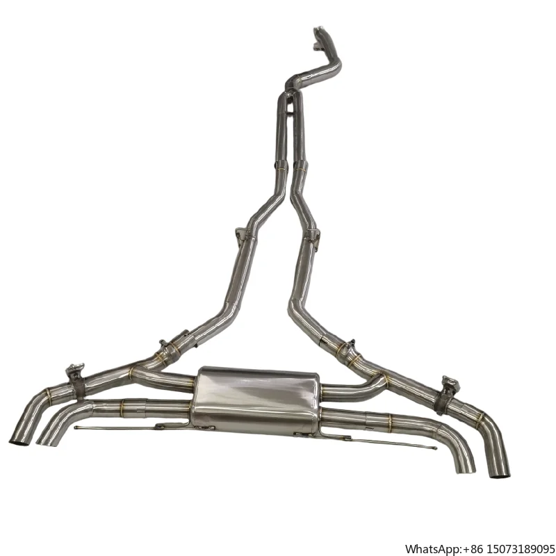 

Stainless Steel Exhaust System for X5 G05 M50i and X6 G06 N63 4.4T Valved Catback with Remote Control