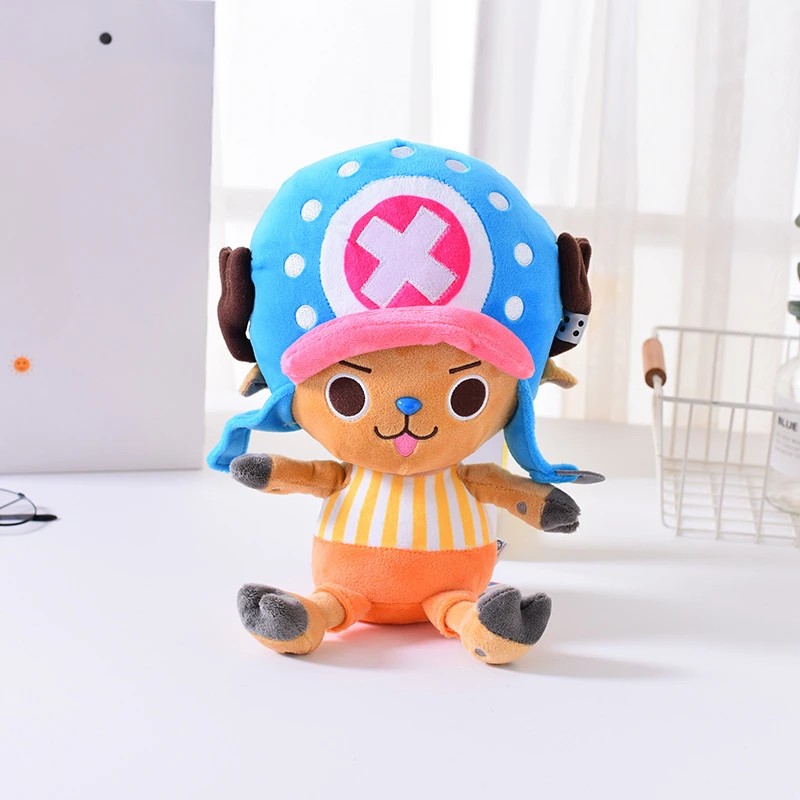 

30cm Anime One Piece Chopper Original Anime Plush Toys Cartoon Action Figure Car Accessories Cute Stuffed Doll Kids Xmas Gifts