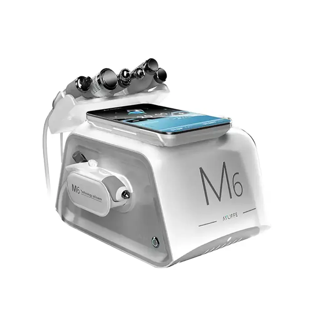 Hydrowonder 6 In1 Rf Plasma Dermaplaning Machine Skin Deep Cleaning Face Care M6 Micodermabrasion Ayliffe Facial Whiten Device