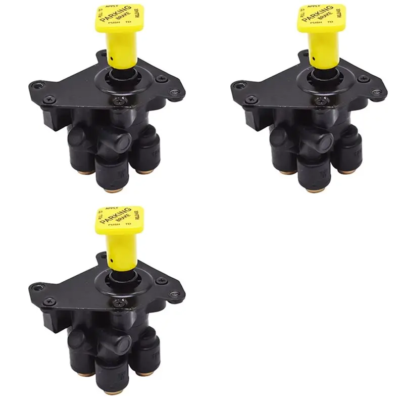 

3X Клапан управления тормозной системой PP-DC для International 065661 800733 2032342C91 MV3, клапан остановки прицепа