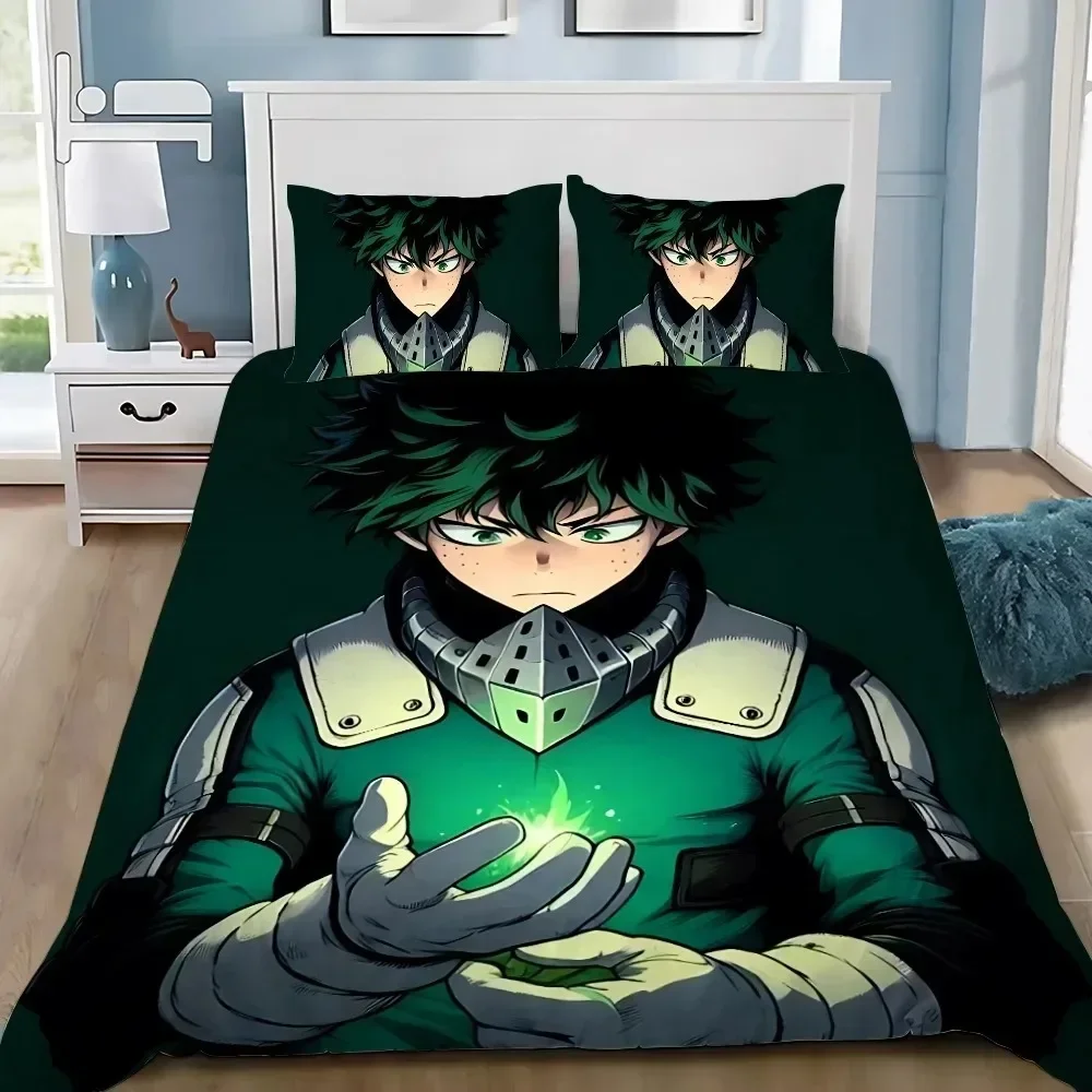 Duvet Cover 3D My Hero Academia Exquisite Baby Cartoon Digital Printing Bedding Set Comforter Bed Home Decor Girls Boys Gift