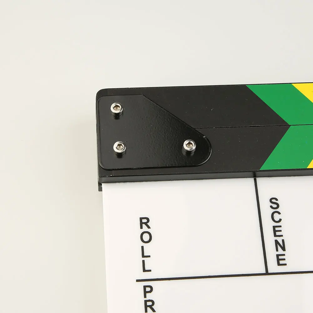مدير مشهد الفيديو Clapperboard TV فيلم فيلم التصوير الفوتوغرافي اليدوية قطع الدعامة مدير مشهد الفيديو Clapperboard