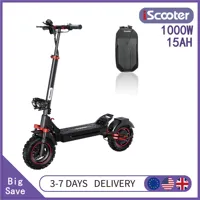 iScooter iX5S Electric Scooter 48V 15Ah Battery 1000W Motor 11 Inch Tires 45km/h Speed 65KM Max Range Off Road E-Scooter