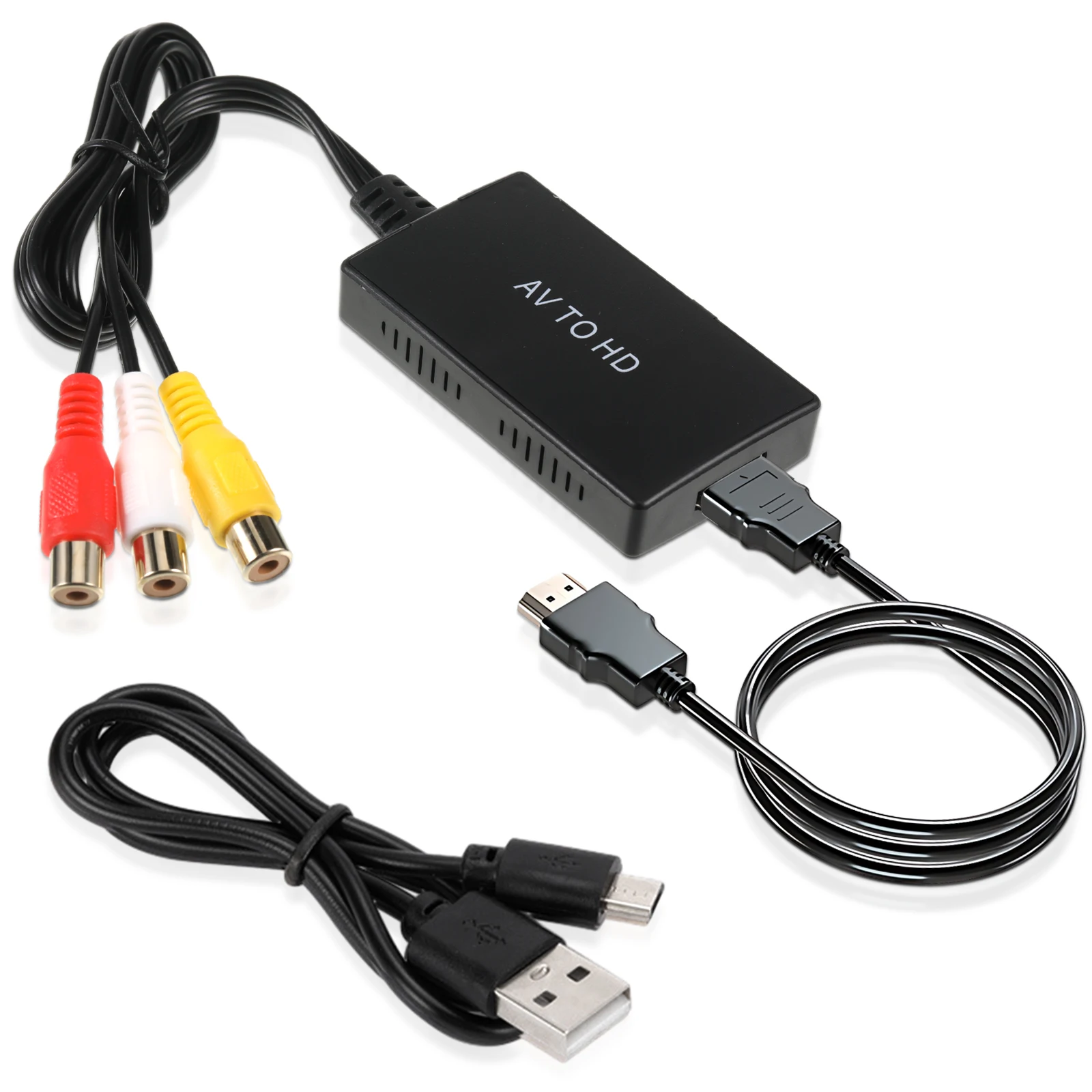 Durable ABS  To Converter For Interference-free AV To Transmission High-speed