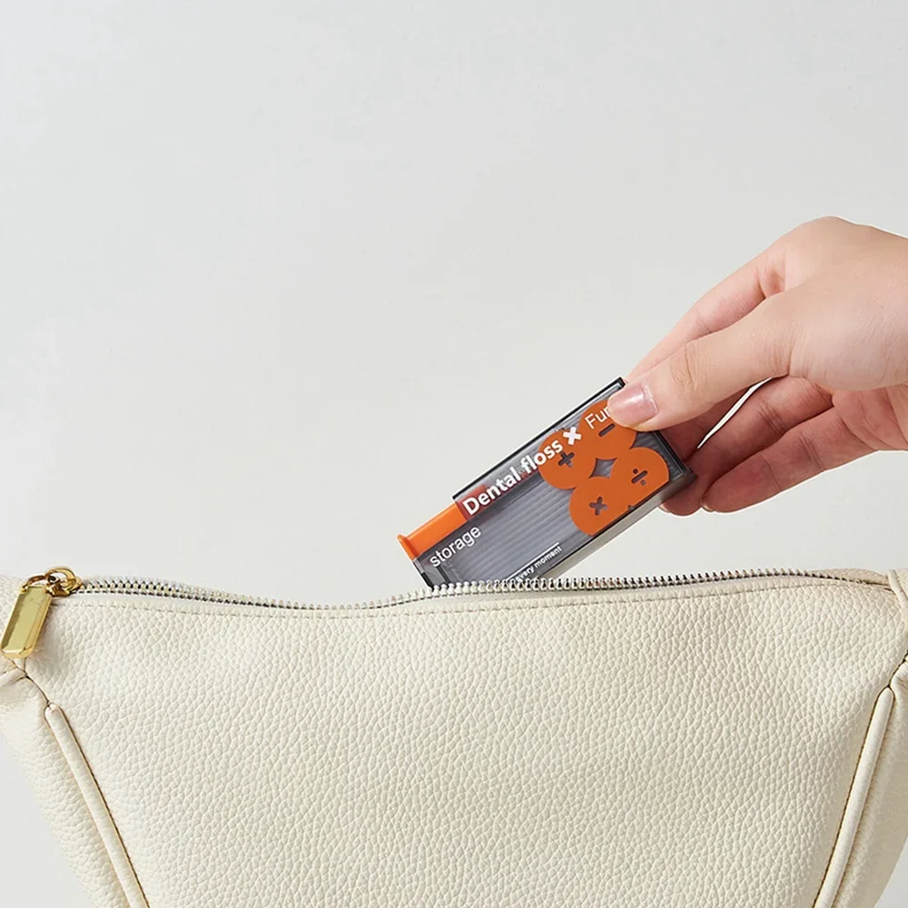 

Диспенсер для нити 2026 включает в себя 10 шт., автоматический выдвижной органайзер для нити, органайзер для ухода за полостью рта, одноразовые палочки для нити