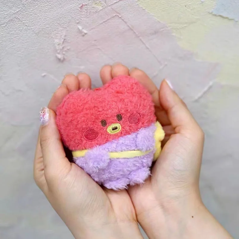 Anime Cartoon Bt21 Cooky Tata Chimmy Plush Toy Keychain Y2K Creative New Cute Backpack Decoration Doll Pendant Gift for Friends - view 4