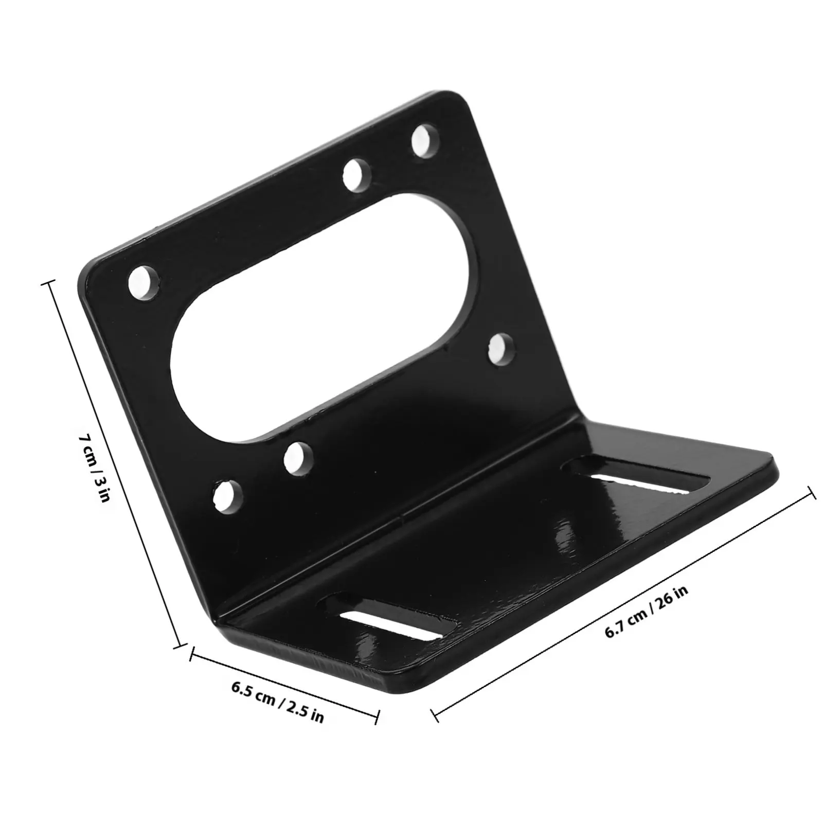 Stable Steel Gear Motor Mounting Bracket Easy Installation Versatile Motor Holder Stand Compatible Various Models