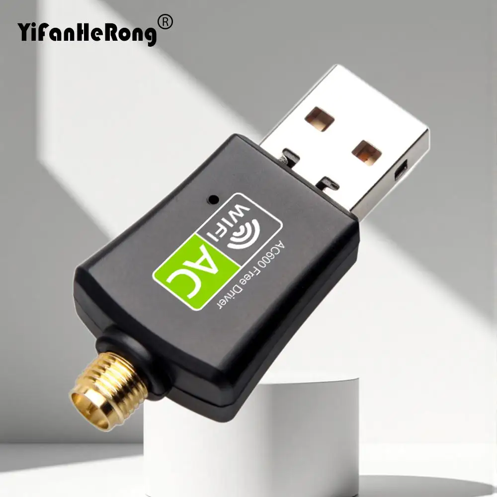 

Сетевые карты, бесплатный драйвер, Wi-Fi-адаптер, USB, двухдиапазонный, 600 Мбит/с, 5/2,4 ГГц, сетевой антенный ключ, Wi-Fi для Win 7 8 10 RTL8811CU