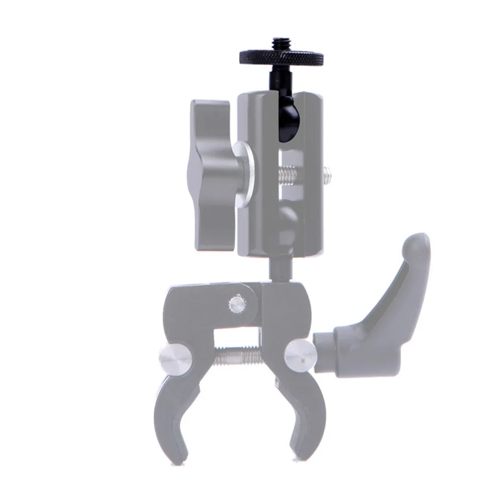 

Портативный адаптер для крепления с шаровой головкой с ЧПУ, регулируемый, многофункциональный, с фиксированным креплением, из алюминиевого сплава, с винтом-барашком для GoPro/Insta360