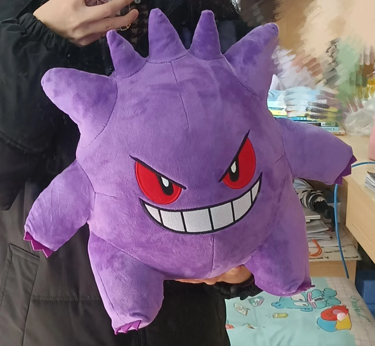 

HQ Gengar Plush Toys Pokemon Stuffed Doll Devil Peluche Funny Anime Plushies Xmas Gifts kawaii Hobbies Collection Birthday Gifts