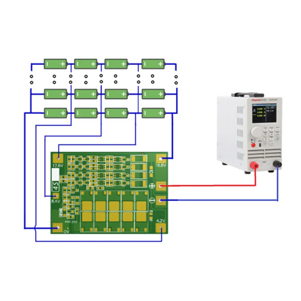 3S/4S 20A 40A 60A ładowarka akumulatorów litowo-jonowych płyta ochronna 18650 BMS silnik wiertarki 11.1V 12.6V/14.8V 16.8V wzmocnienie/zalanie