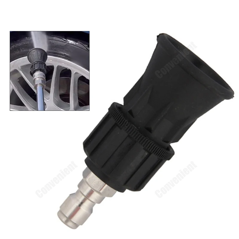

2pcs High Pressure Washer Nozzle 40-degree Spray Pattern Pressure Washer Quick Release Adapter With Rubberized Protectionor