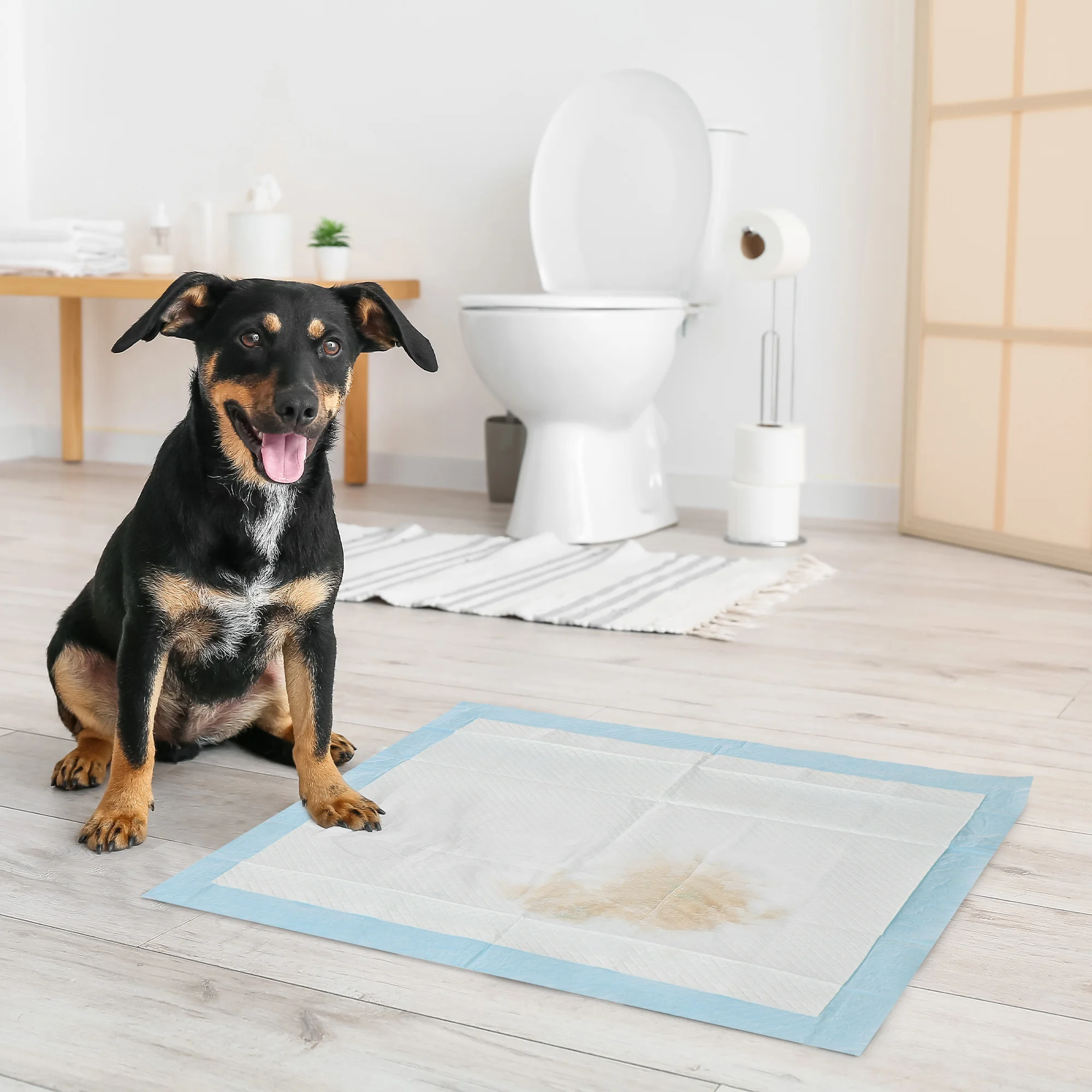 PawHut dog soaked 80 Unit 60x60 cm design 6 layers Blue