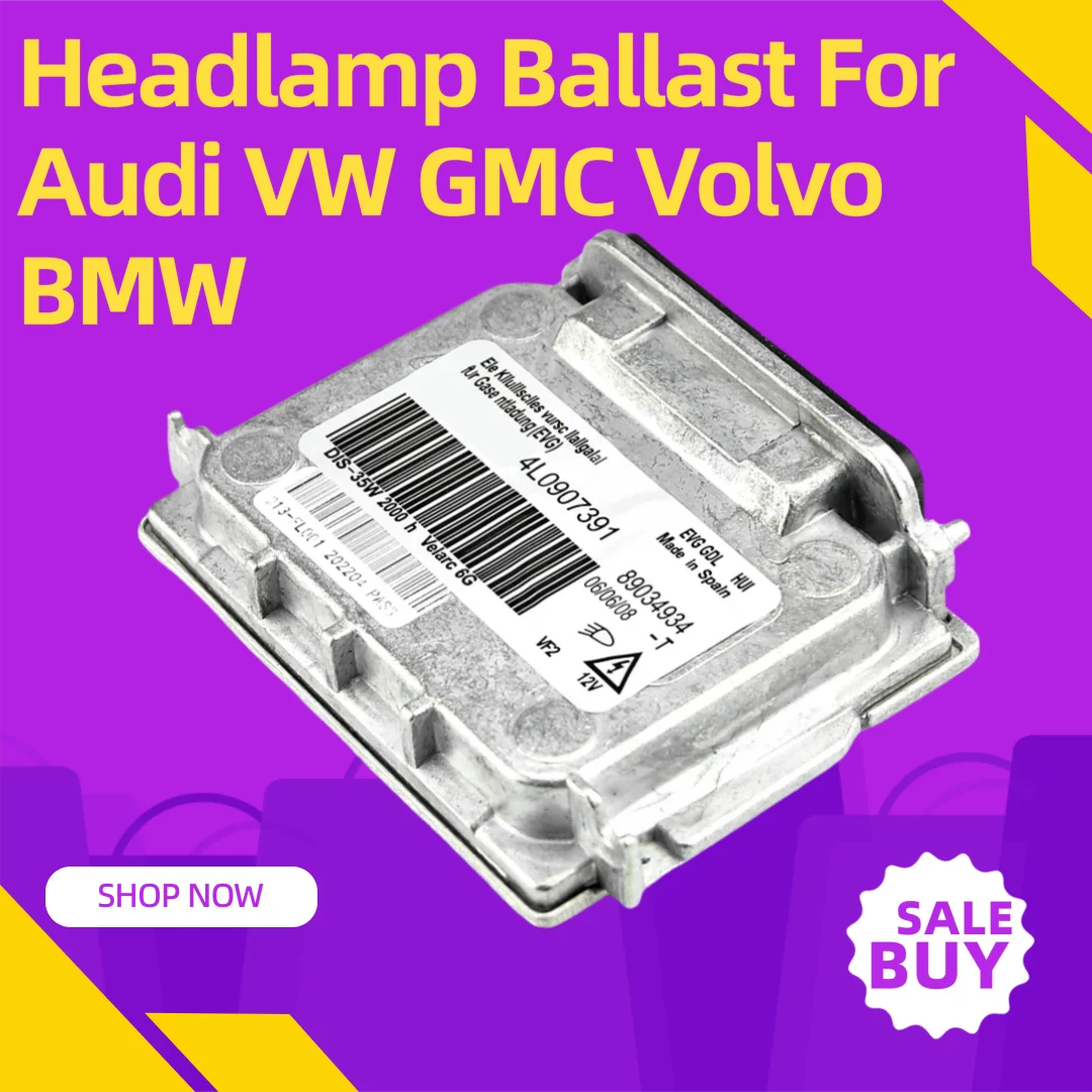 For Audi VW GMC Volvo BMW6G D1S Headlamp Ballast 135i 128i E82 E88 Headlight Control Unit 89034934 4L0907391 New