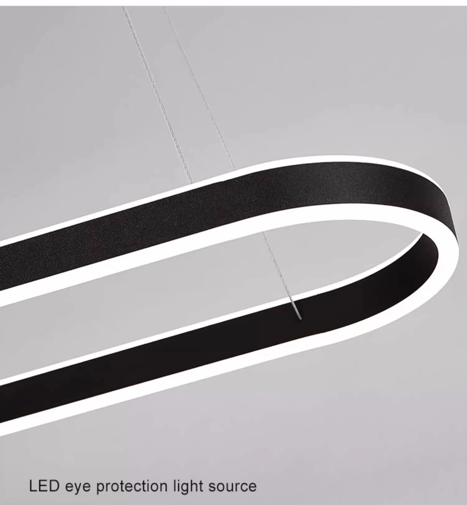 Nordic Minimalism Oval LED Pendant Light