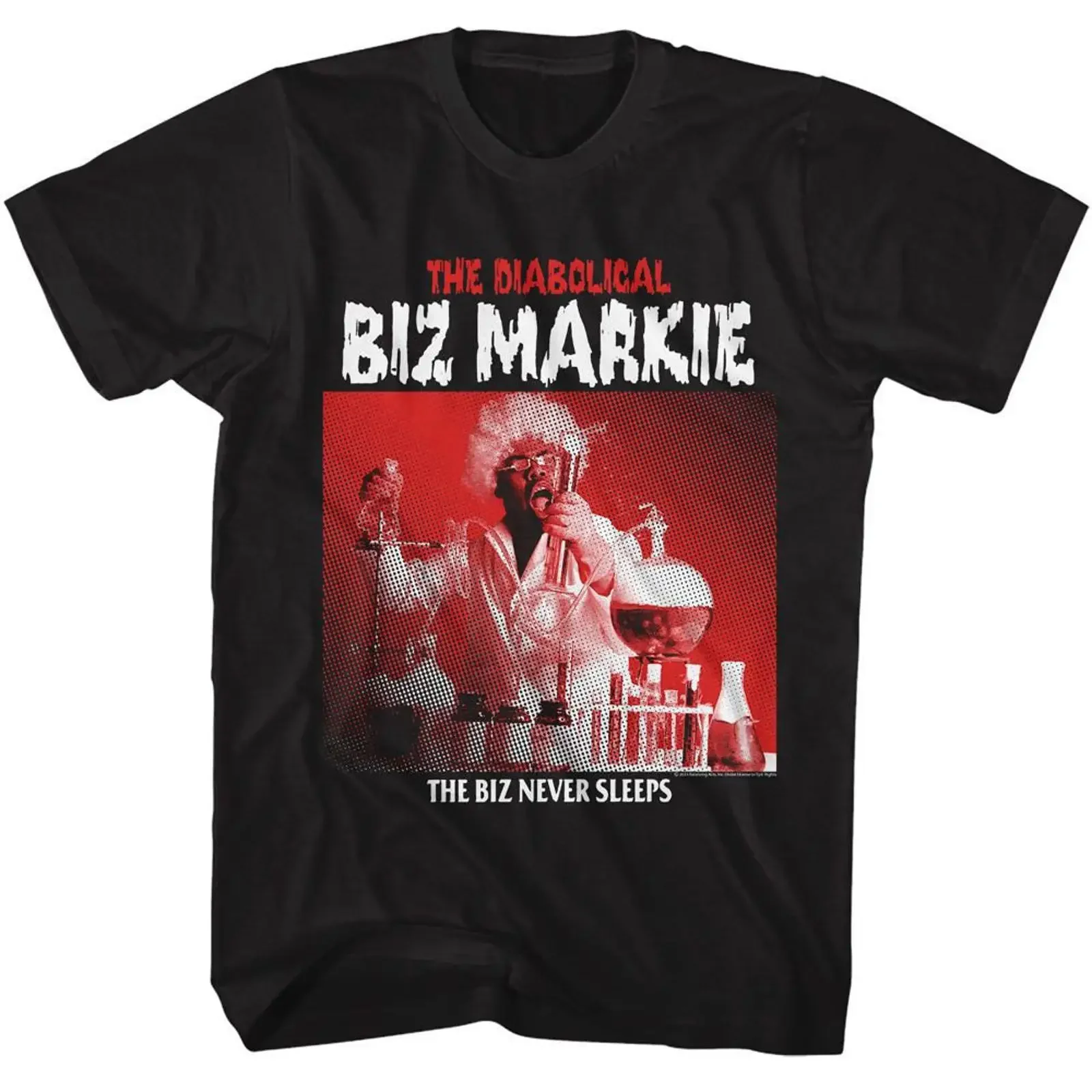 Biz Markie The Never Sleeps Black T Shirt vintage Washed designer clothes Unisex Slightly Stylish Top For Everyday Wear fashion