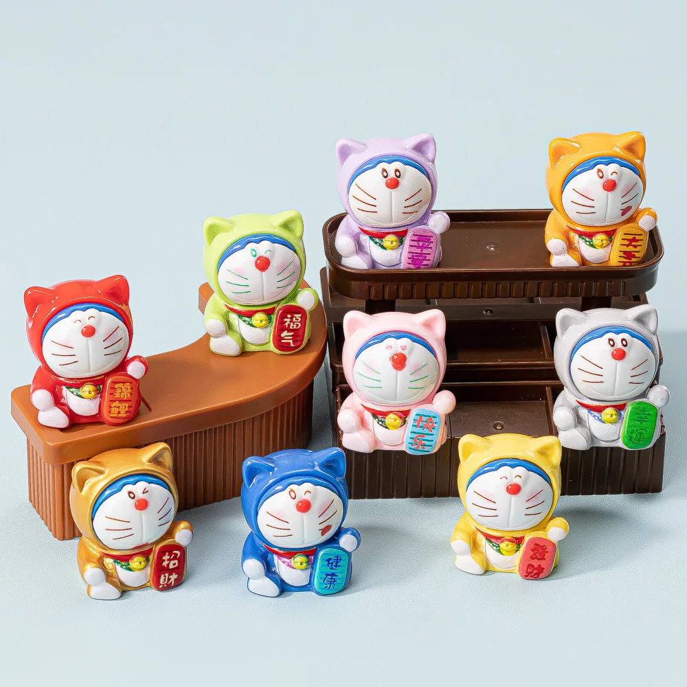 

New Doraemon Doll Mini Figurine Home Desktop DIY Decoration Ornament