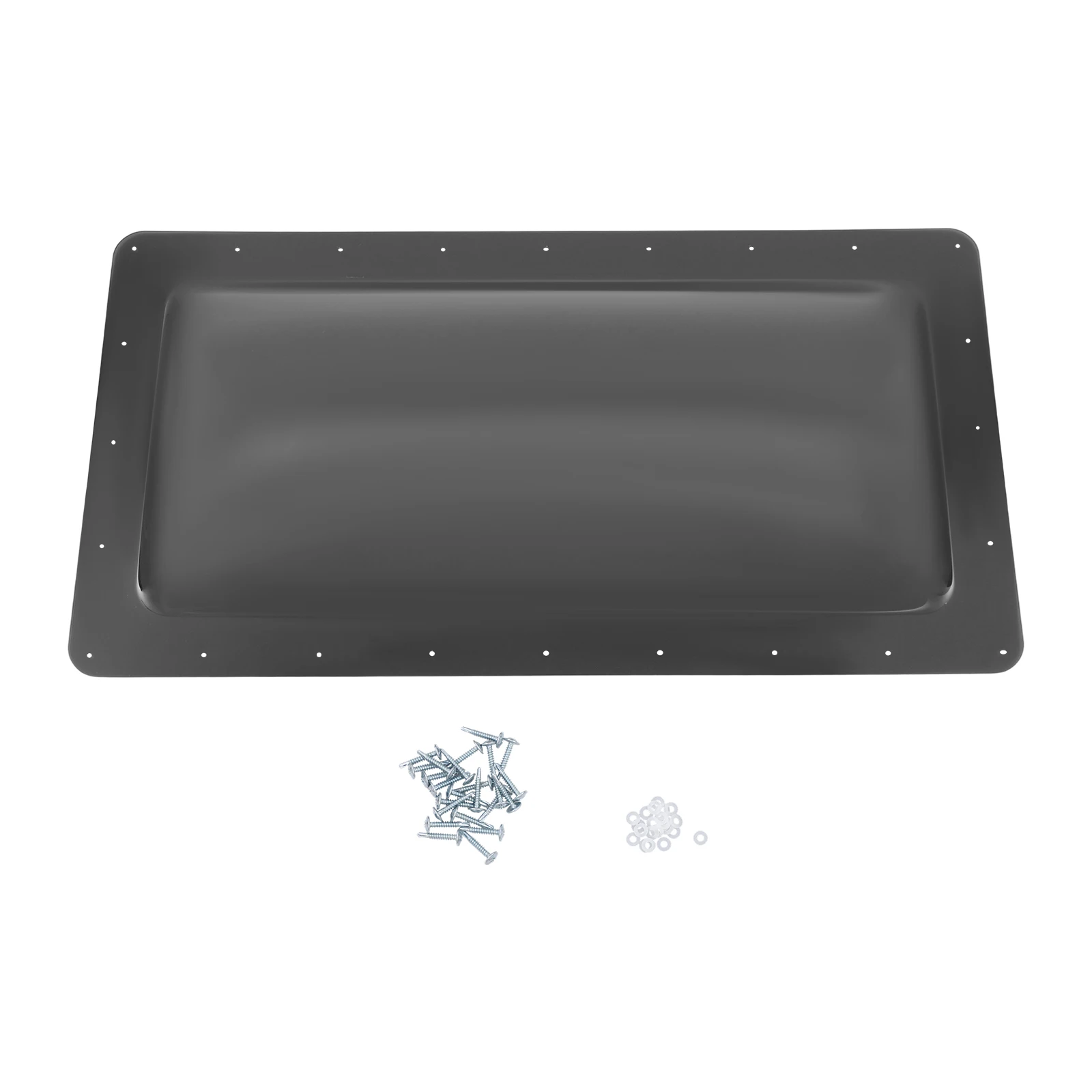 

18x34in RV Skylight Replacement Cover Black/White RV Sunroof Camper RV Skylight Outer Cover RV Skylight Outer Dome