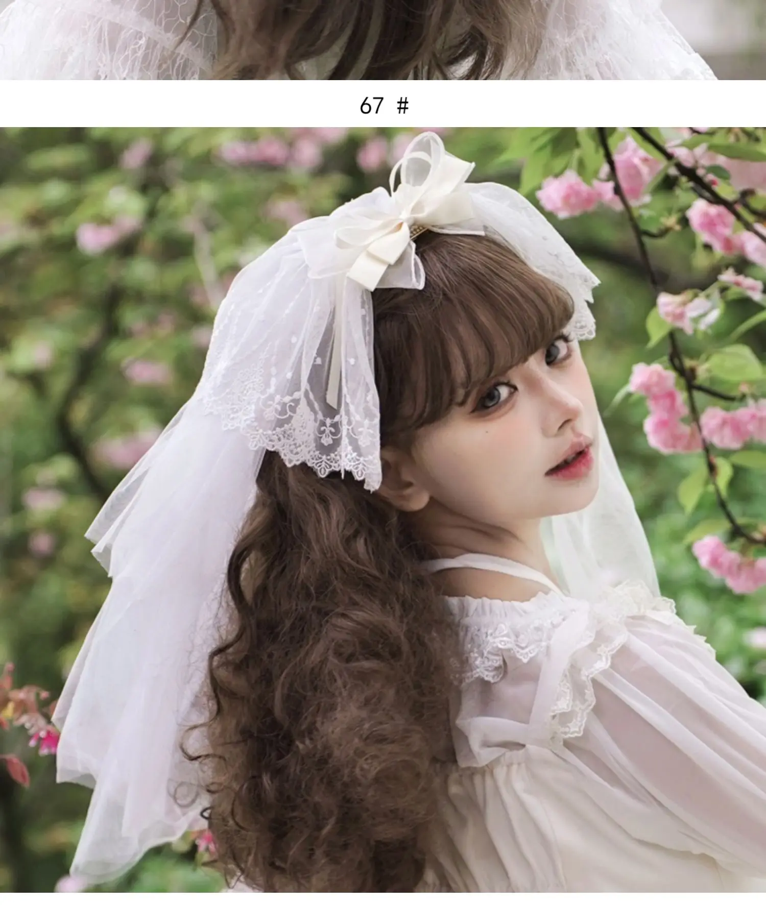 Magogo adorável bowknot doce lolita laço hairband doce anime empregada cosplay acessórios grampo de cabelo headwear feito à mão atacado