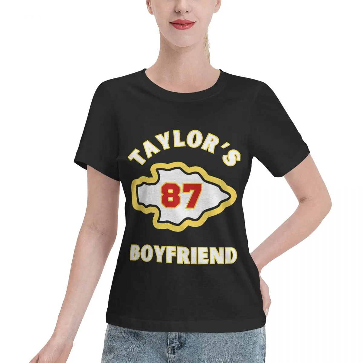 Reliable Item Taylors Boyfriend Women's T-shirt Punk Sport Casual Top