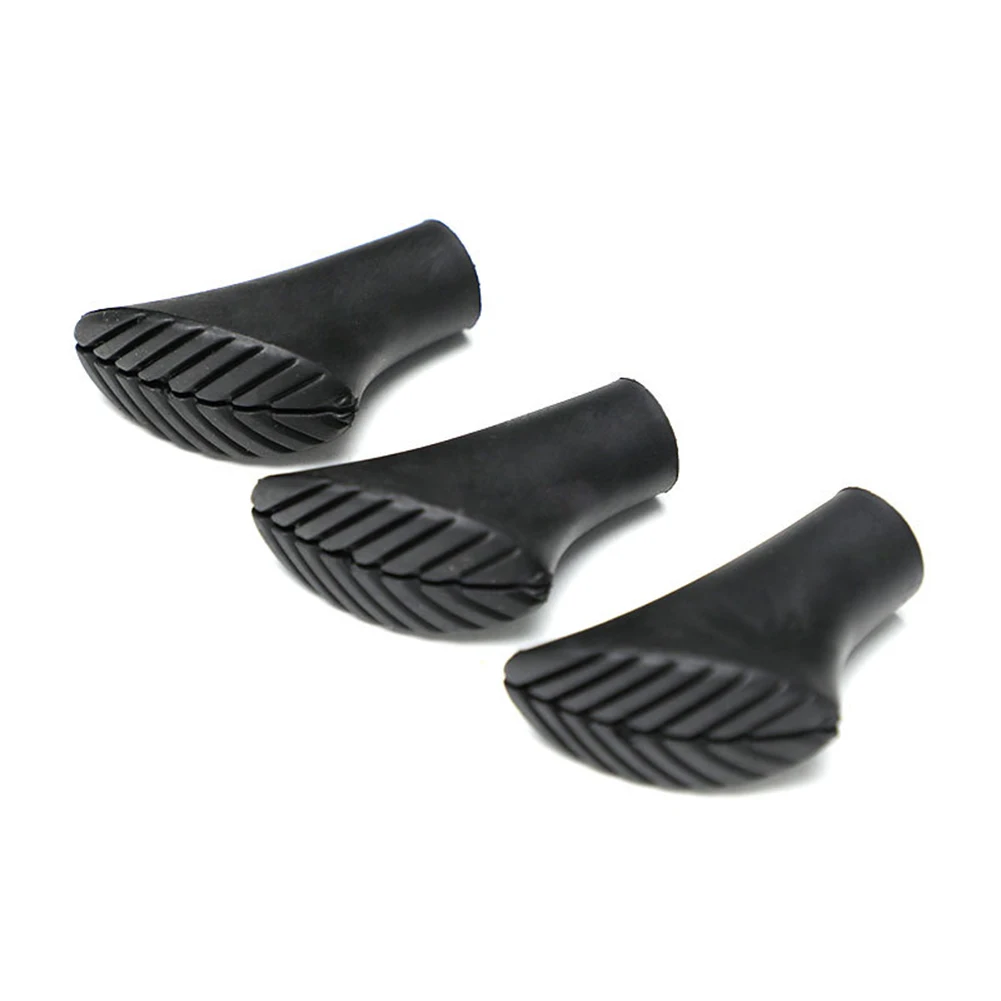 TPR Trekking Poles Cane-Tip Protector Rubber Cushion Pad Replacement For Trekking Pole Walking-Stick Hiking Gear Anti-Slip Parts