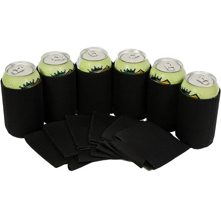 6/12 Fundas de Neopreno Ultra Delgadas para Latas, Enfriadores para Latas de Cerveza, Fundas para Latas Delgadas de 12 Oz, Neopreno Ultra Blanco para Red Bull