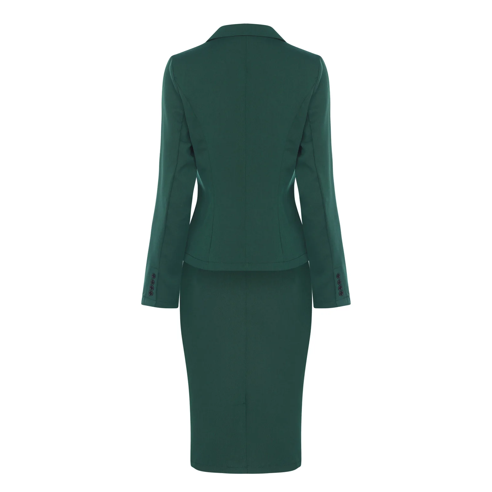 Femme Streetwear Women's Two-pieces Business Blazer Pencil Skirts Suits 2 Piece Suit Skirt Set Commute Office Lady Work Outfits