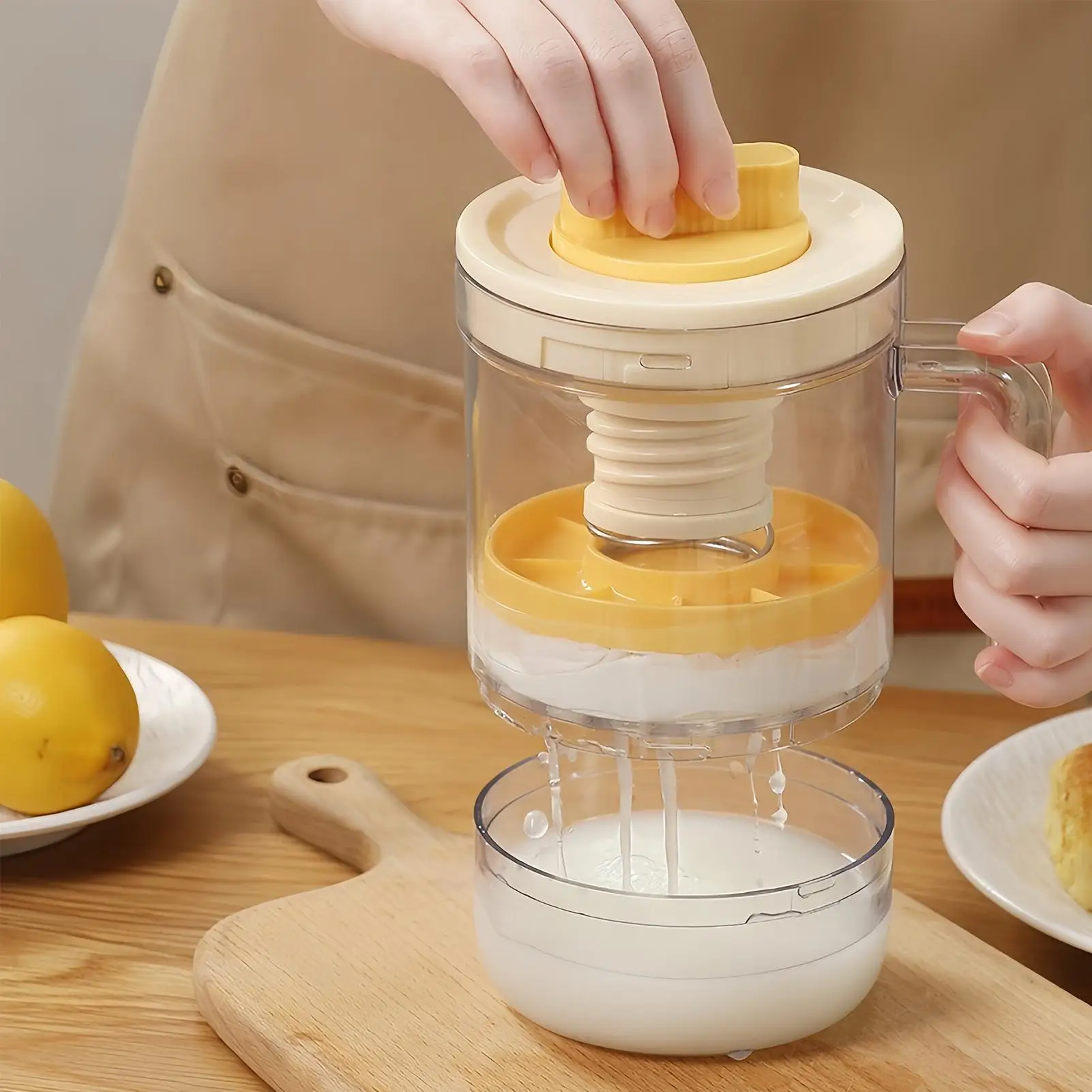 مصفاة الزبادي ضغط الترشيح مصفاة الزبادي كريم آلة الترشيح للمطبخ الطبخ الحليب سلطة أغذية الأطفال المنزل #1