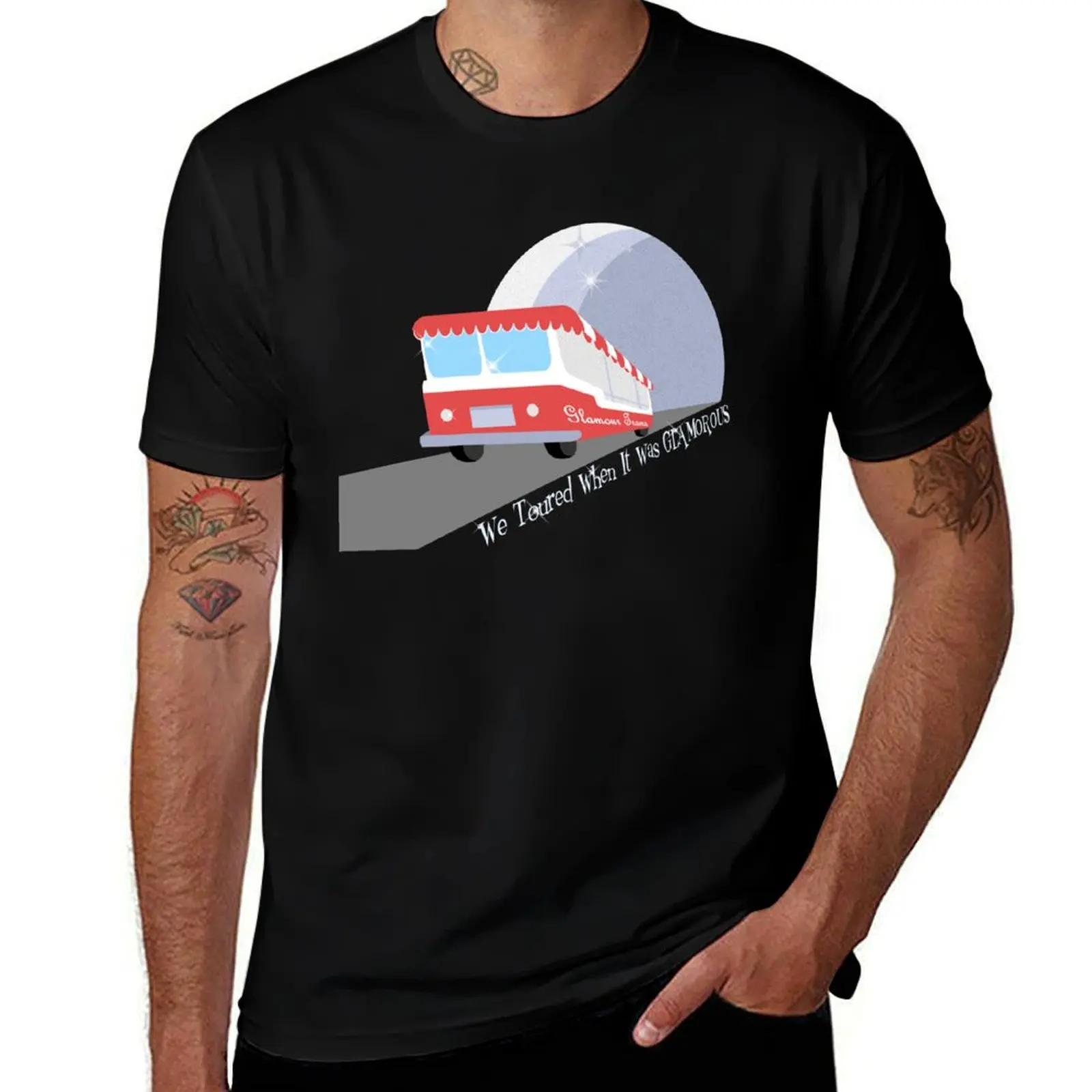 USH Tour Guide Glamor T-Shirt Running Gym Short Sleeve Sports Tee T-Shirt
