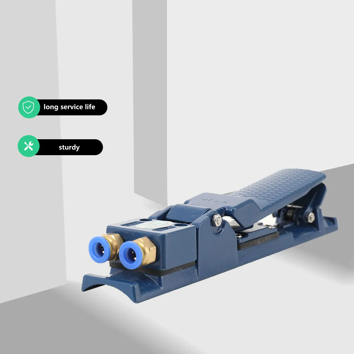 Ручка пескоструйной обработки 1/8 дюйма, ручка управления, пневматический переключатель, пульт дистанционного управления - синий