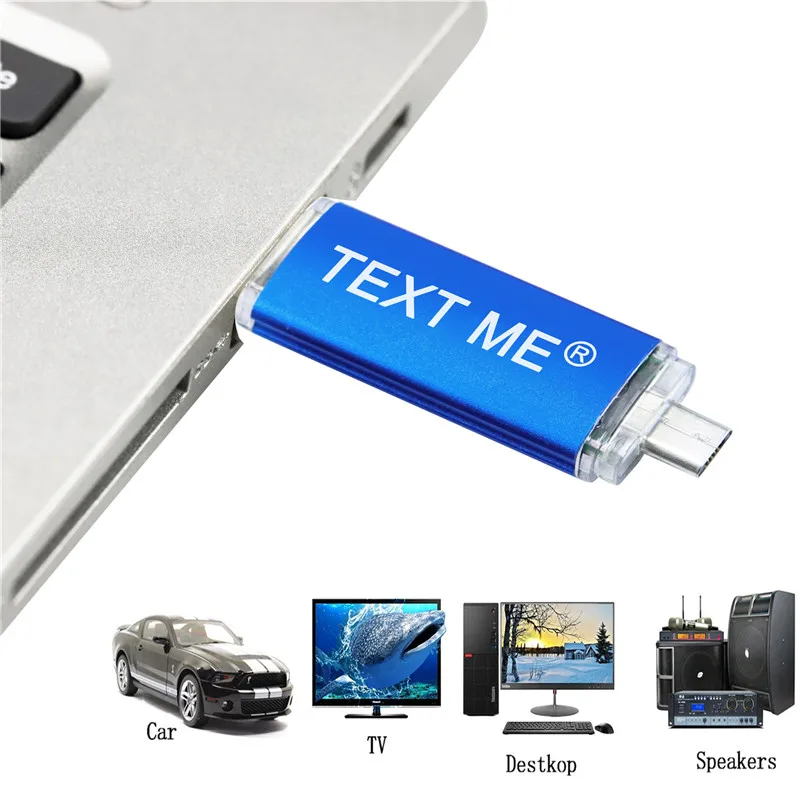 TEXT MIR freies nach maß LOGO Pen Drive Usb-Stick 8GB 16GB 64GB 128GB OTG smart Telefon Cle Usb Stick 2,0 32GB-Stick