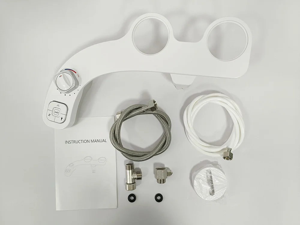 Smart toilet lid, toilet seat, woman wash, body cleanser, hot and cold water model for cleaning buttocks without plugging in ele