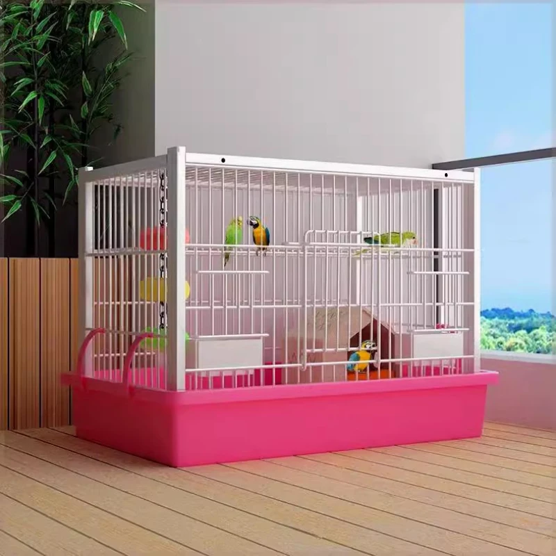 Passaros Feeder Palomas Birdcage Parrot Toys Budgie Canarios Bird House Nest Rabbit Gaiola Para Passaros Pet Supplies CY50BC