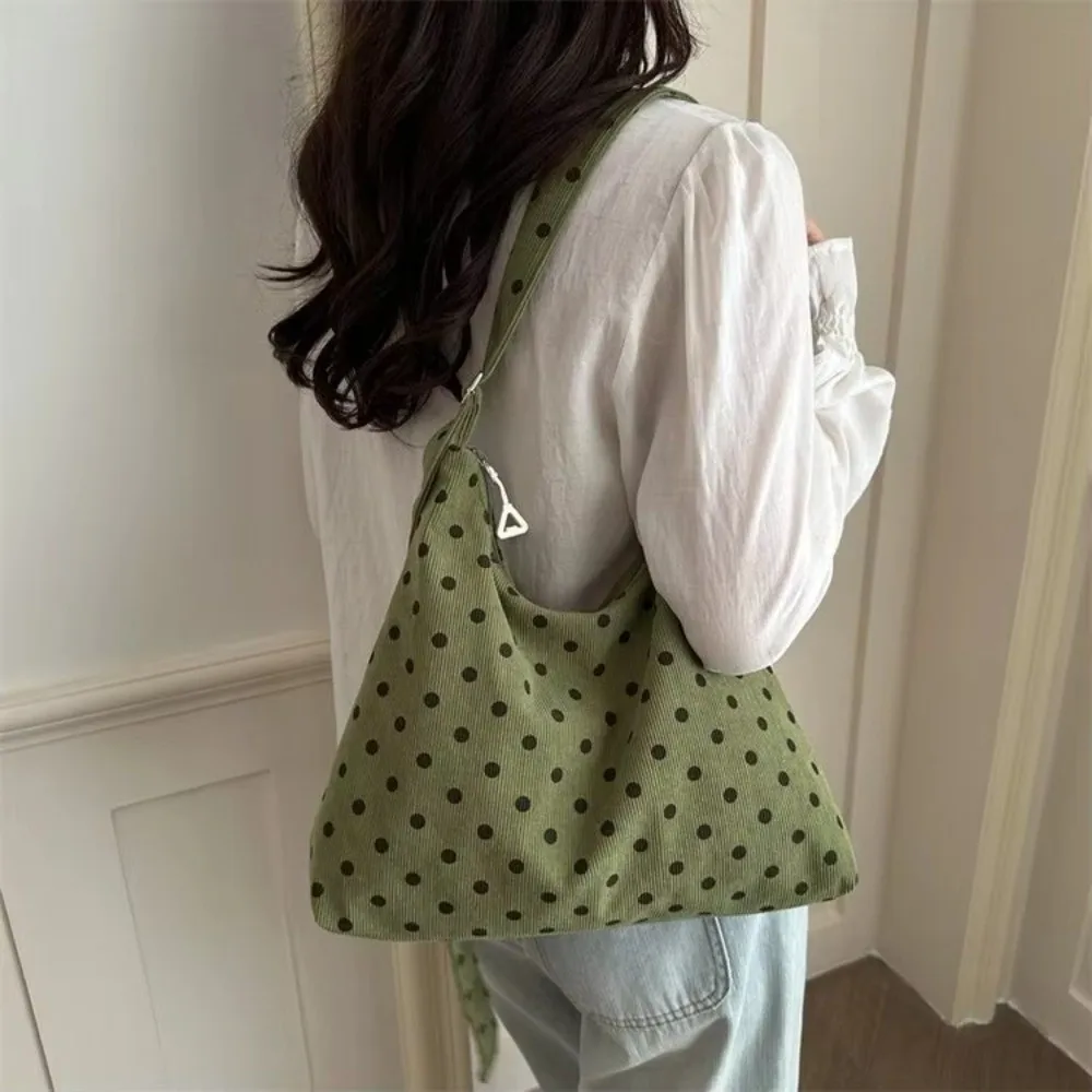 Fashion Large Capacity Shoulder Bag Polka Dot Lightweight Dumpling Bags Women's Handbag Women