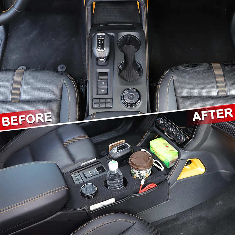 

For Ford Ranger 2023-2025+ Black Car styling Car Central Control Protection Cover Sticker Interior Protection Accessories